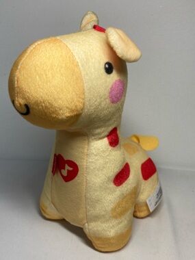 Fisher Price Soothe and Glow Light Up Giraffe Musical Lullaby Yellow Plush WORKS